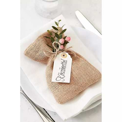 Zsákvászon tasak 13*18cm 0422