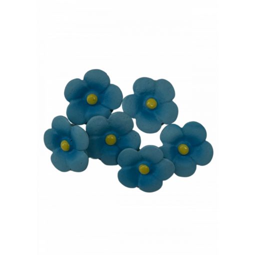 Kerámia virágfejek, öntapadós, 3,1*08,cm, 6/cs - Kék 045515