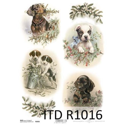 R1016 ITD Rizspapír A/4, 30gr - Kutyusok