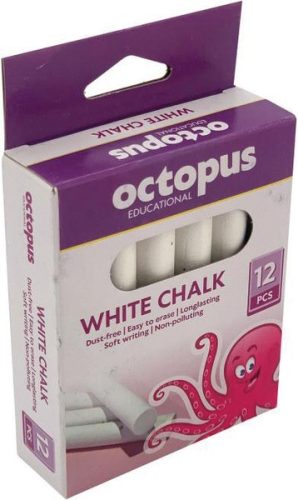 Táblakréta Octopus, 12db/cs, fehér 11180012