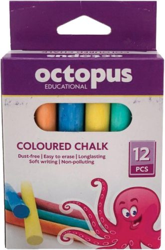 Táblakréta Octopus, 12db/cs, színes 11181012