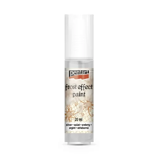 Pentart szatináló üvegfesték 20 ml - Ezüst 1129 – kreatív festéshez