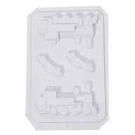 Gipszkiöntő forma, normál - Mozdony 3 D