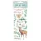DFLRB20 - Rub-on cm 10,16x21,6 - Magic Forest deer