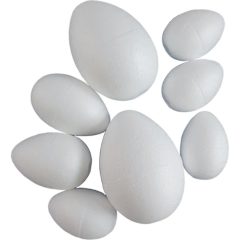 Polisztirol / hungarocell tojás 8 cm-es 206