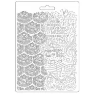 Öntőforma lágy PVC A5 - Zene 37929/ A539 – kreatív hobby projektekhez