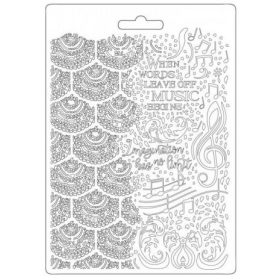 Öntőforma lágy PVC A5 - Zene 37929/ A539
