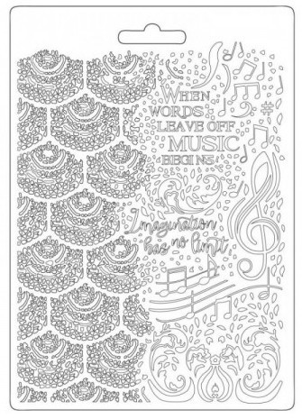 Öntőforma lágy PVC A5 - Zene 37929/ A539