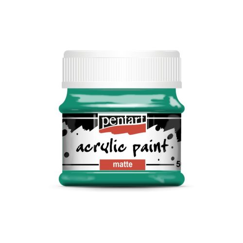 Pentart matt akrilfesték 50 ml - Türkiz 1896