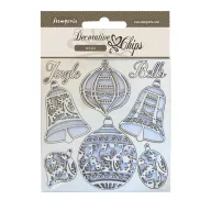 SCB177 - Chipboard cm 14x14 - Christmas balls