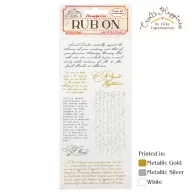   DFLRB43 - Rub-on cm 10,16x21,6 - Create Happiness Christmas letters