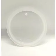 Szilikon öntőforma átlátszó - kör 7*1,2cm 38168 – kreatív hobby projektekhez