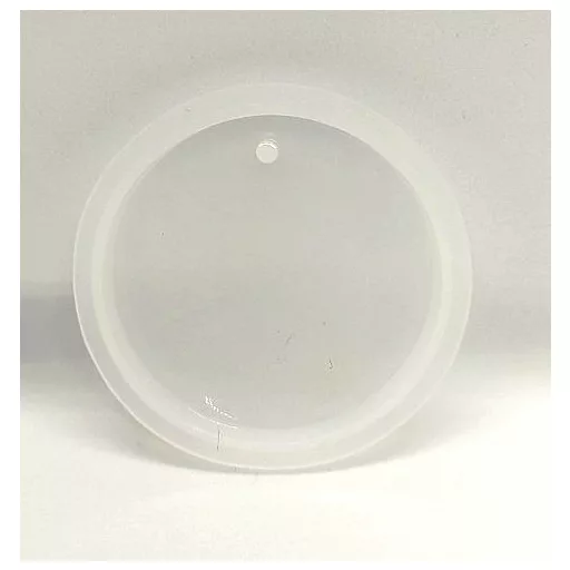 Szilikon öntőforma átlátszó - kör 7*1,2cm 38168 – kreatív hobby projektekhez