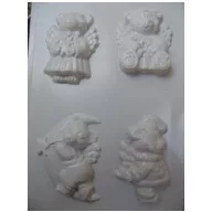 Gipszkiöntő forma, normál - Karácsonyi macik