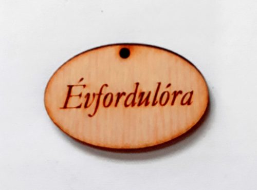 Táblácska "Évfordulóra" 4*2,5*0,3cm 1583