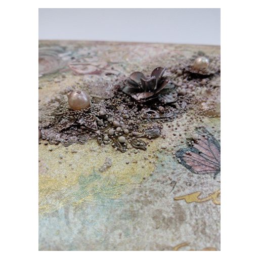 Fém díszítőelem, ág 7*3cm, 10/cs 35184 – Dekorációs kellékek