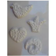 Gipszkiöntő forma, normál - Mintás madárka