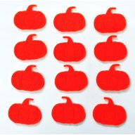Filcfigura mini tökök 12db/cs, kb.3cm 26167 – őszi dekorációhoz