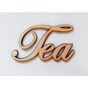 Fa felirat "Tea" 9,5*5*0,3cm 1779