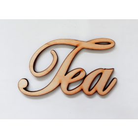 Fa felirat "Tea" 9,5*5*0,3cm 1779
