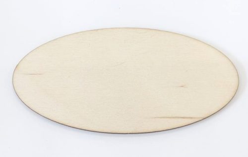 Fatábla / hűtőmágnes alap 5*10cm ovális 1831