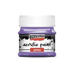 Pentart fényes akrilfesték, 50 ml - Ibolyalila 13374