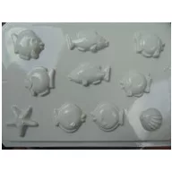 Gipszkiöntő forma, normál - 3D Halak