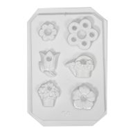 Gipszkiöntő forma, normál - Felakasztható virágok