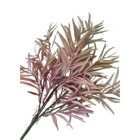 Szárazvirág hatás - bambusz csokor, 35cm,  púder 2033PUD