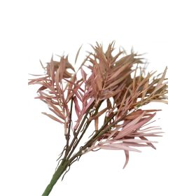 Szárazvirág hatás - bambusz csokor, 35cm,  púder 2033PUD