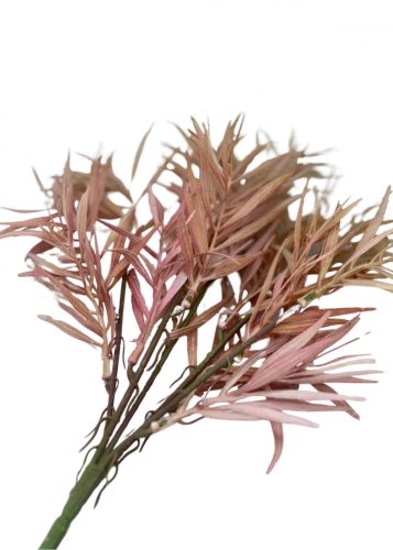 Szárazvirág hatás - bambusz csokor, 35cm,  púder 2033PUD