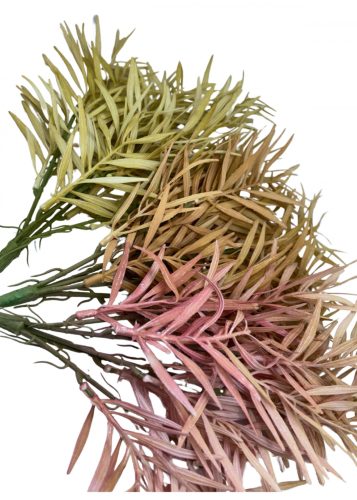 Szárazvirág hatás - bambusz csokor, 35cm,  púder 2033PUD