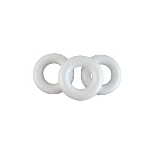 Polisztirol / hungarocell koszorú 15cm 204 – festéshez, decoupage technikához