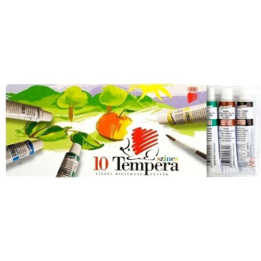 Tempera készlet 10db-os ICO SÜNI 16ml M06011K10/18774