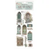   DFLRB169 - Rub-on cm 10,16x21,6 - Venice City of Art doors and windows