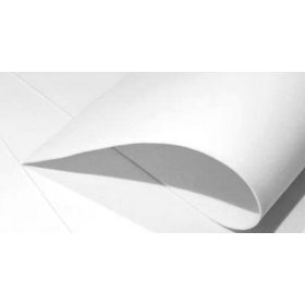Foamiran / vékony dekorgumi fehér 50*50*0,1 cm 34419