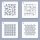 +Stencil / Sablon JST-03 6,5*6,5cm*0,2mm 4db/cs Mini 03