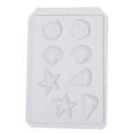 Gipszkiöntő forma, normál - Kagylók és csigák