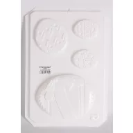 Gipszkiöntő forma, normál - Húsvéti mintás tojások