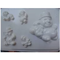 Gipszkiöntő forma, normál - Hóemberek