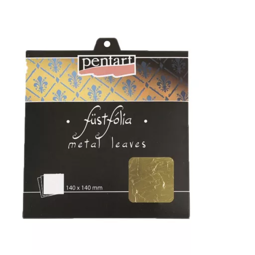 Pentart füstfólia lap, arany, 14x14 cm, 5 lap/cs 40110 – hobby projektekhez