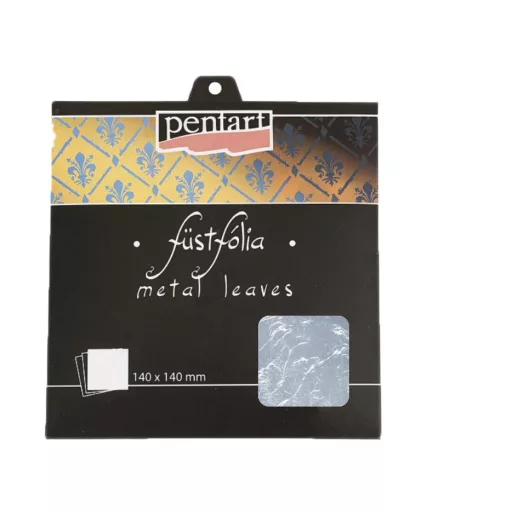 Pentart füstfólia lap, ezüst, 14x14 cm, 5 lap/csom 40111 – hobby projektekhez