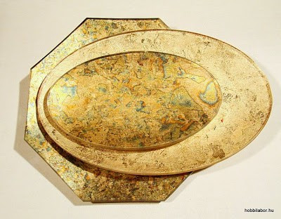 Pentart füstfólia pehely, Arany/ezüst kevert M6 100 ml 2502