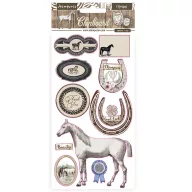 DFLCB31 - Chipboard 15x30 cm - Romantika Lovak