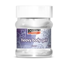   Pentart sűrű gélpaszta / heavy body 230ml, fényes, átlátszó 28158