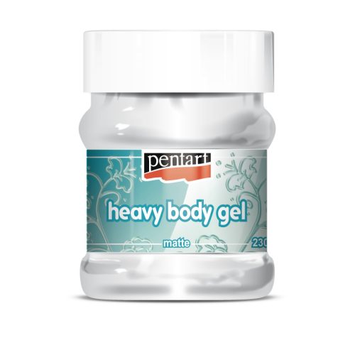 Pentart sűrű gélpaszta / heavy body 230ml, matt, opálos 28161