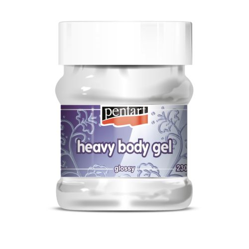 Pentart sűrű gélpaszta / heavy body 230ml, fényes, átlátszó 28158