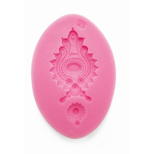 Szilikon öntőforma - medál 11*7,5*1cm 26652 – kreatív hobby projektekhez