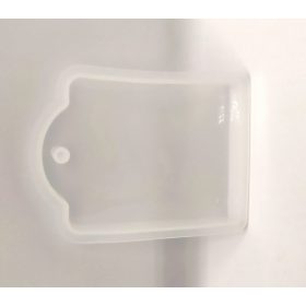 Szilikon öntőforma átlátszó - címke 6,8*9*1,2cm 38175