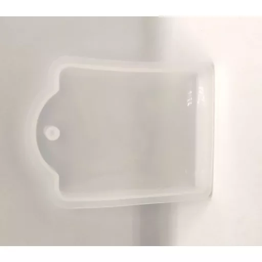 Szilikon öntőforma átlátszó - címke 6,8*9*1,2cm 38175 – kreatív hobby projektekhez